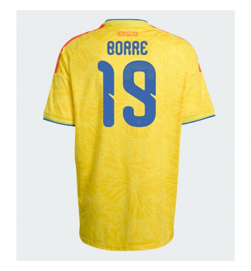 Kolumbia Rafael Santos Borre #19 Kotipaita MM-kisat 2026 Lyhythihainen Kolumbia Rafael Santos Borre #19 Kotipaita MM-kisat 2026 Lyhythihainen
